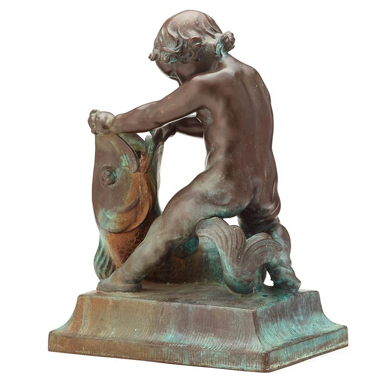 Alfred Ohlson, fontänskulptur, Otto Meyer Eftr Fud 1927, "Herkulesbarnet".