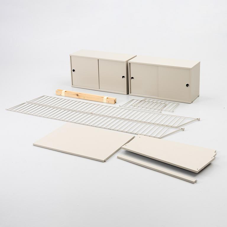 Nils & Kajsa Strinning, shelving system, "String", String Furniture, 21st century.