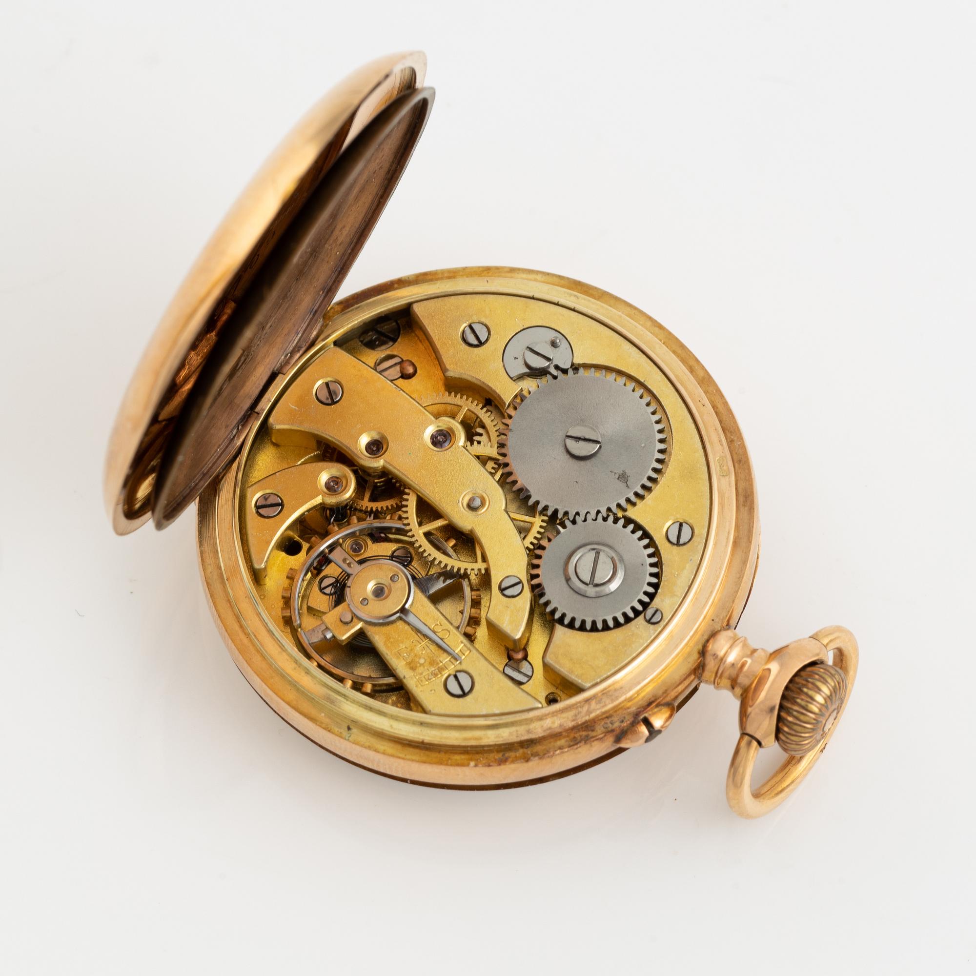 Mormorsur, 3 st, 14K/18K guld.