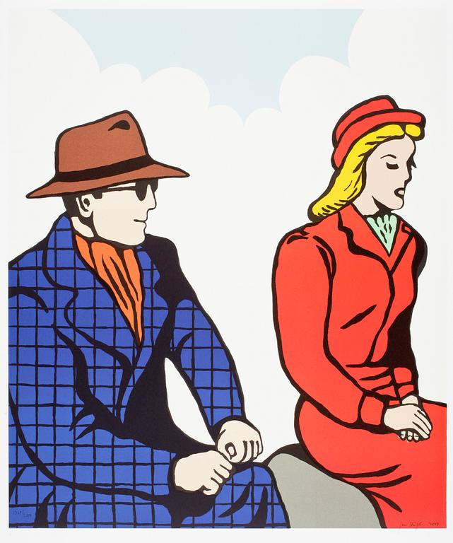 JAN HÅFSTRÖM, färglitografi, sign, numr o dat 1369/2000, 2003.