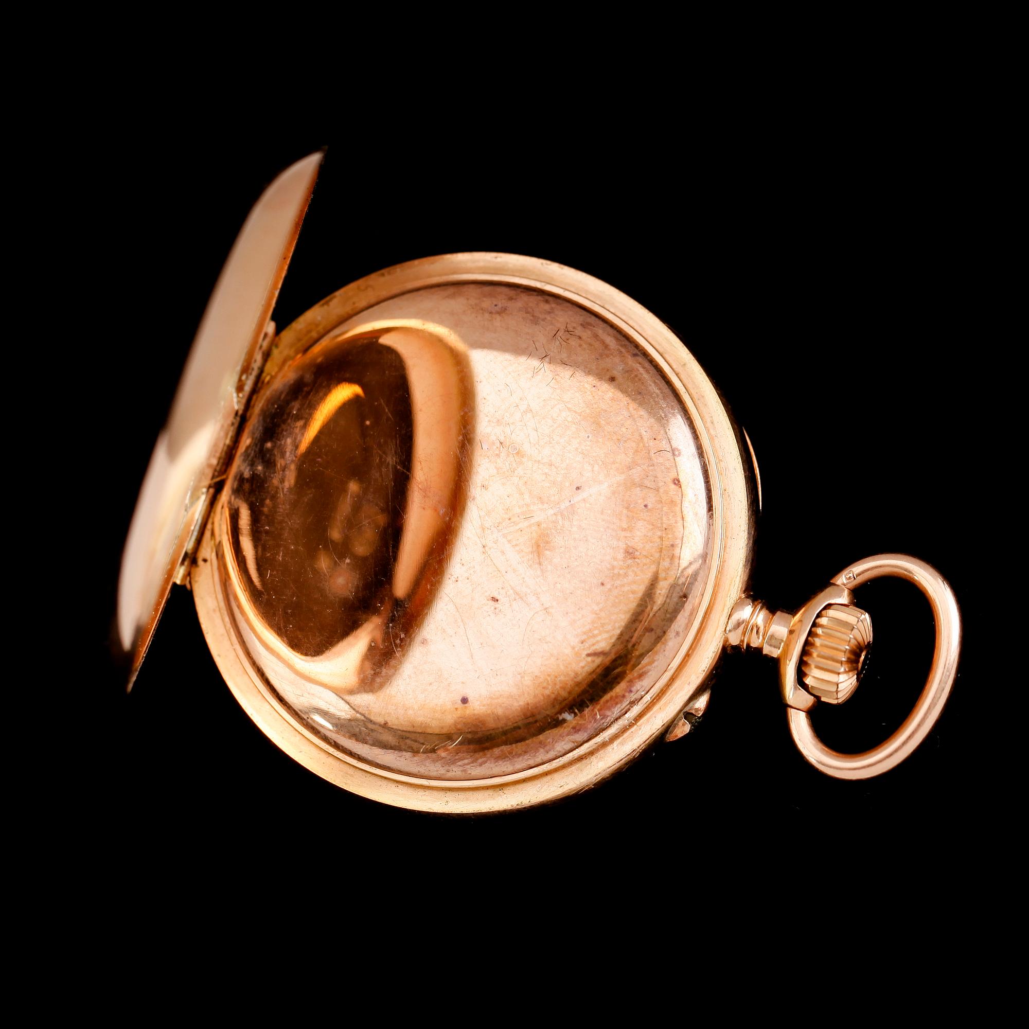 FICKUR, 14 k guld, 1900-talets första hälft.