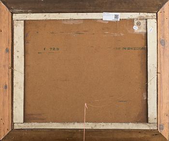 BIRGER LJUNGQUIST, olja på pannå, signerad.