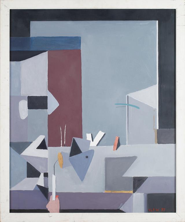 ULF WAHLBERG, olja på duk, signerad och daterad -87.