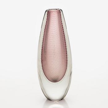 Gunnel Nyman, A glass vase model 'GN 26'. signed G. Nyman Nuutajärvi Notsjö -51.