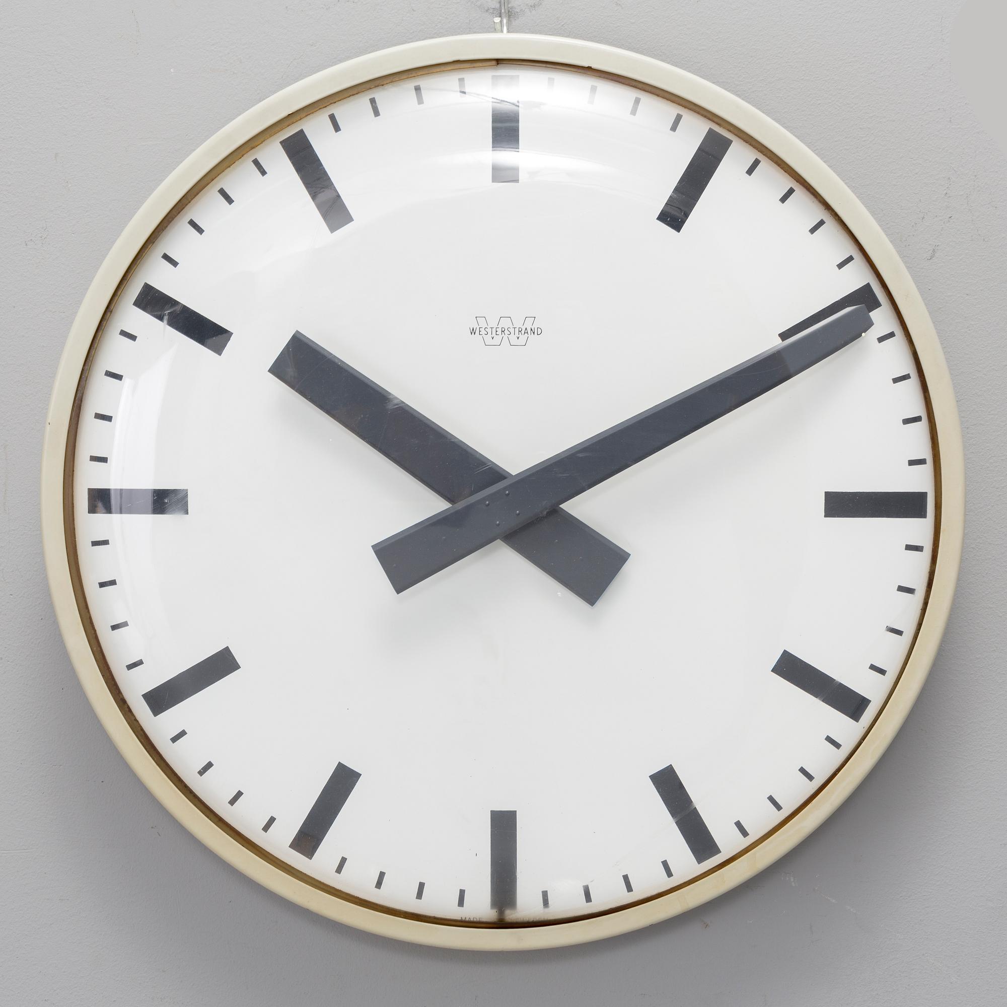 A second half of the 20th century wall clock by Westerstrand.