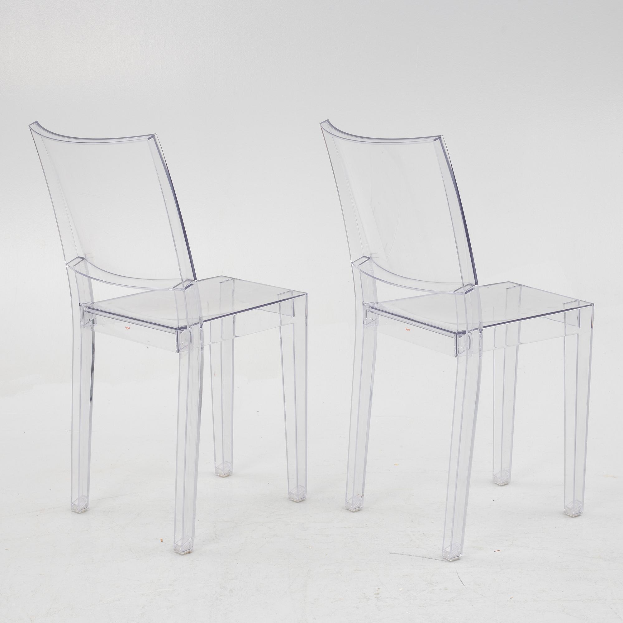 Philippe Starck, 8 st, "La Marie" Kartell, Italien, Modellen formgiven 1998.