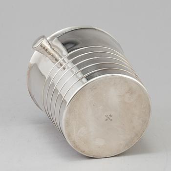 A silver plate wine cooler from Christofle.