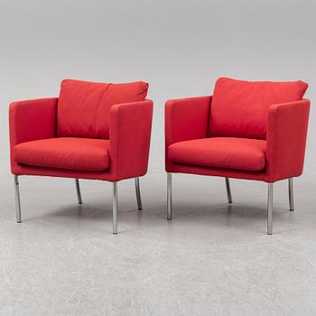 A pair of armchairs from Living Divani.