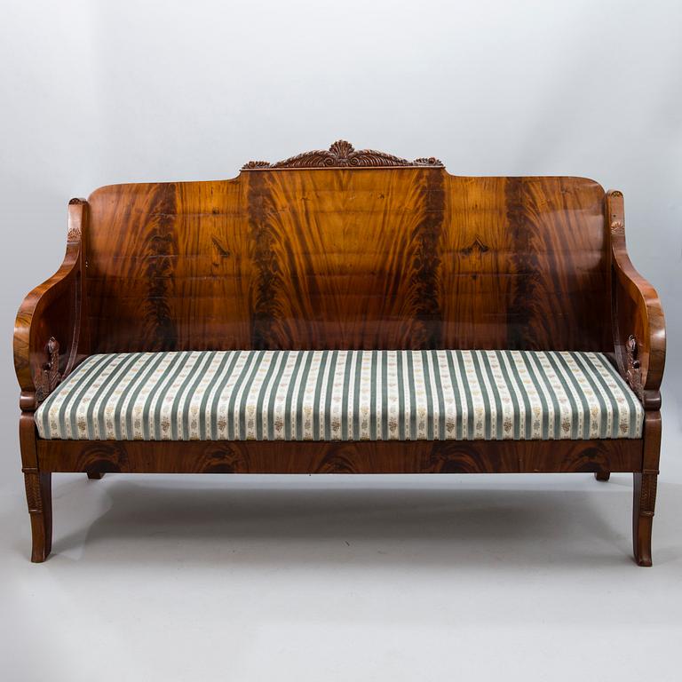 A Russian Biedermeier sofa, mid-19th Century/ latter half of the 19th Century.