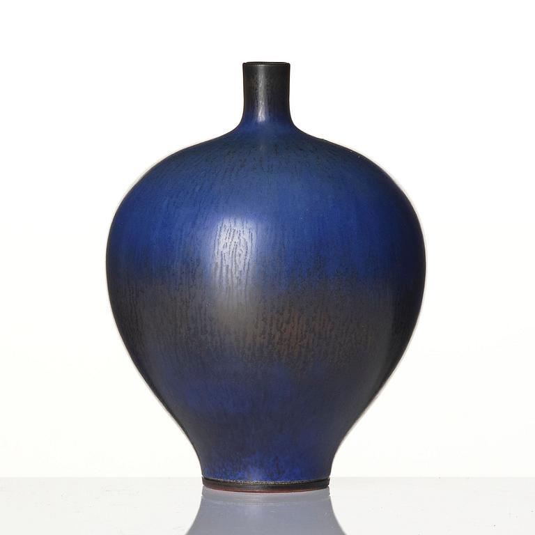Berndt Friberg, vaser, 3 st, stengods, Gustavsbergs Studio 1956-64.