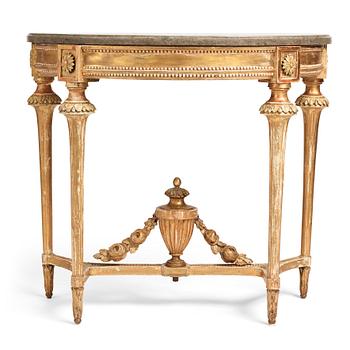 36. Konsolbord, Stockholmsarbete 1700-talets andra hälft, Gustavianskt.