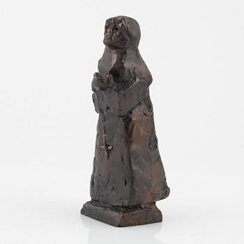 Bror Marklund, sculpture, signed, bronze, height 23 cm.