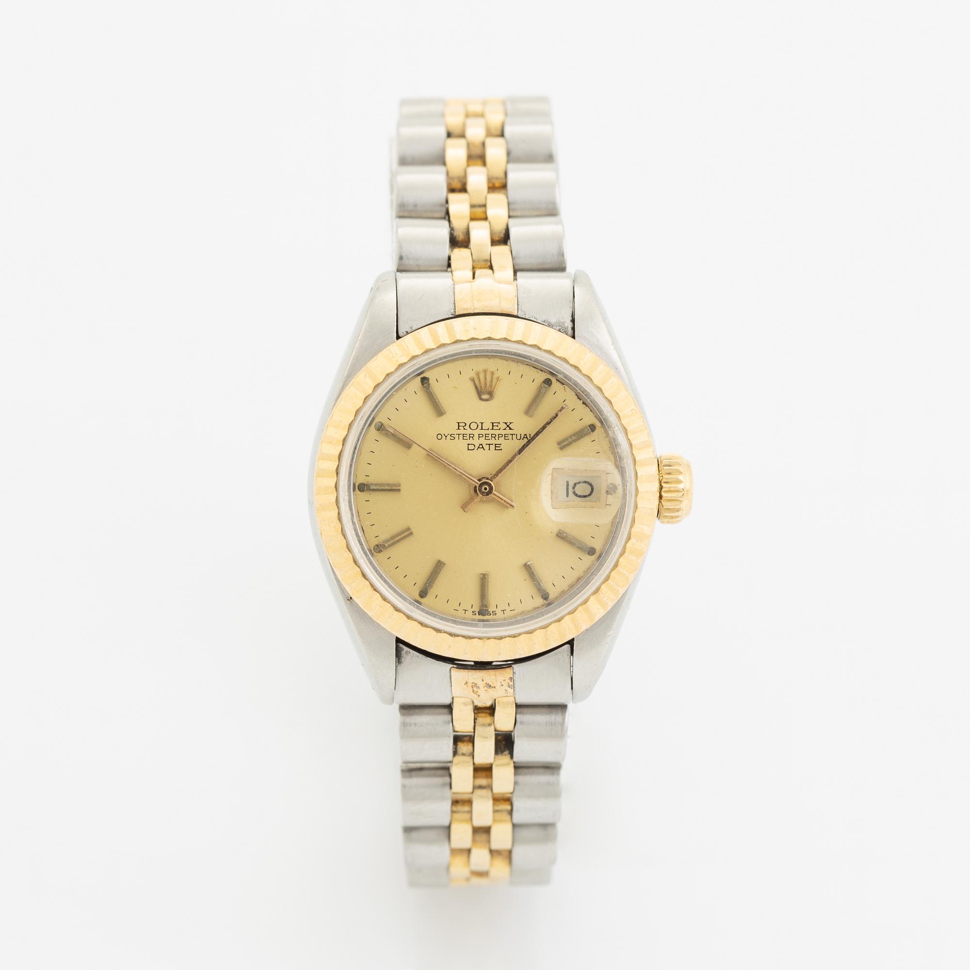 Rolex, Oyster Perpetual, Date, wristwatch, 26 mm.