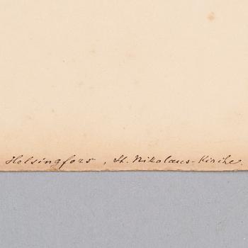 FOTOGRAFIER, 3 st varav 2 signerade Daniel Nyblin, Helsingfors 1891 och 1893.