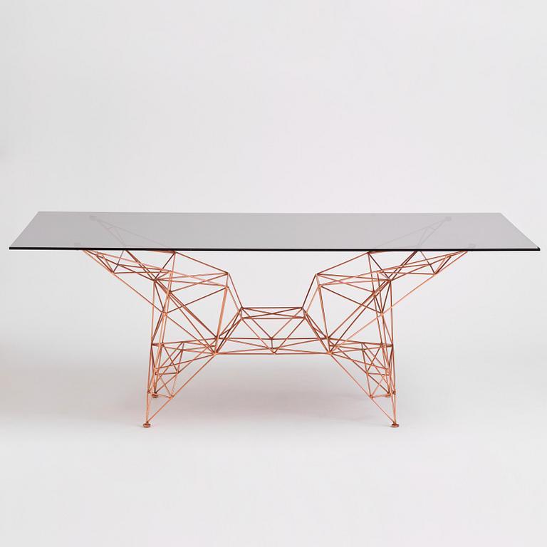 Tom Dixon, a "Pylon Dining Table", Tom Dixon Studio, London, post 2014.