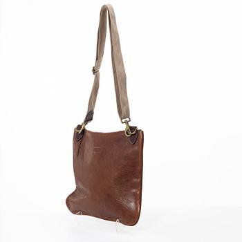 Mulberry, a messenger bag.