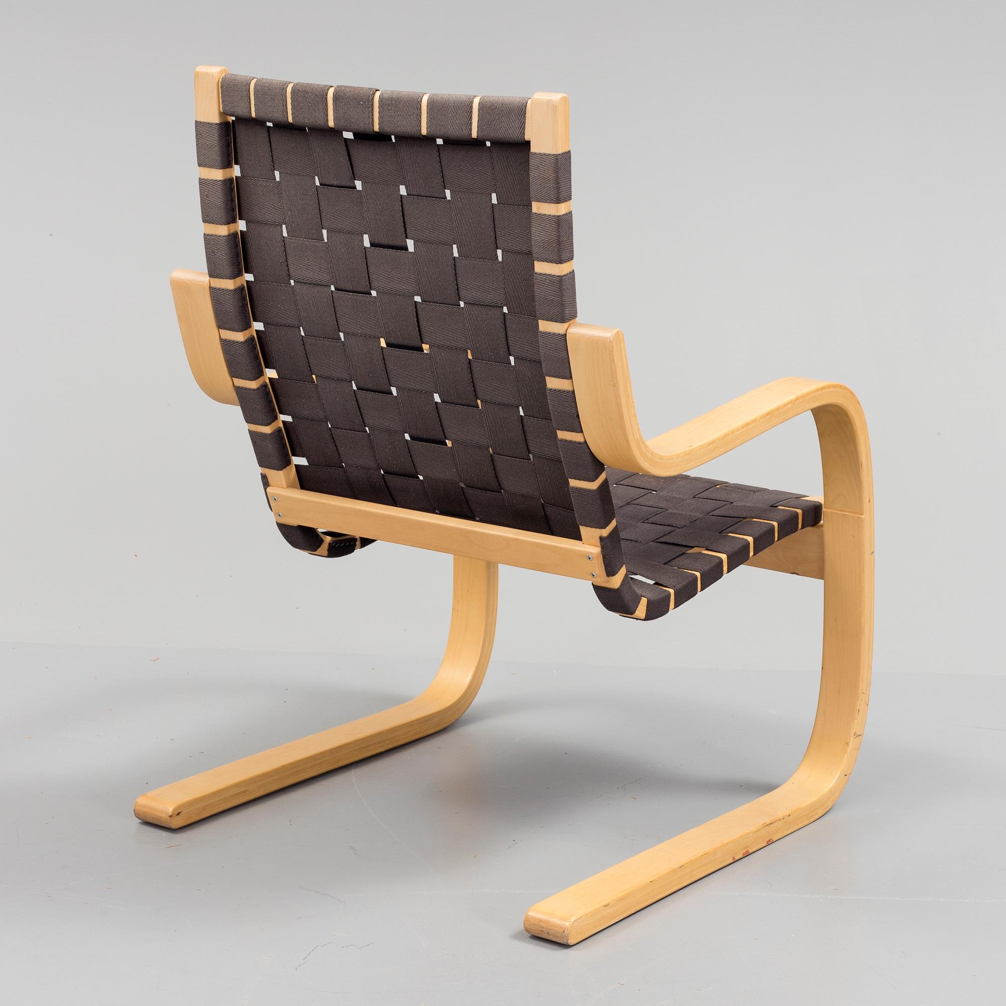 ALVAR AALTO, model 406 armchairs for Artek, designed in 1939.