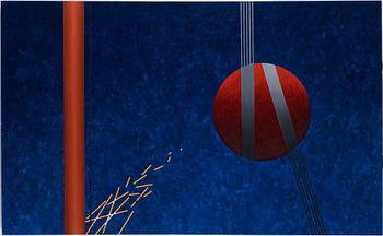 KARL MOMEN, olja på duk, signerad och daterad -89 a tergo.