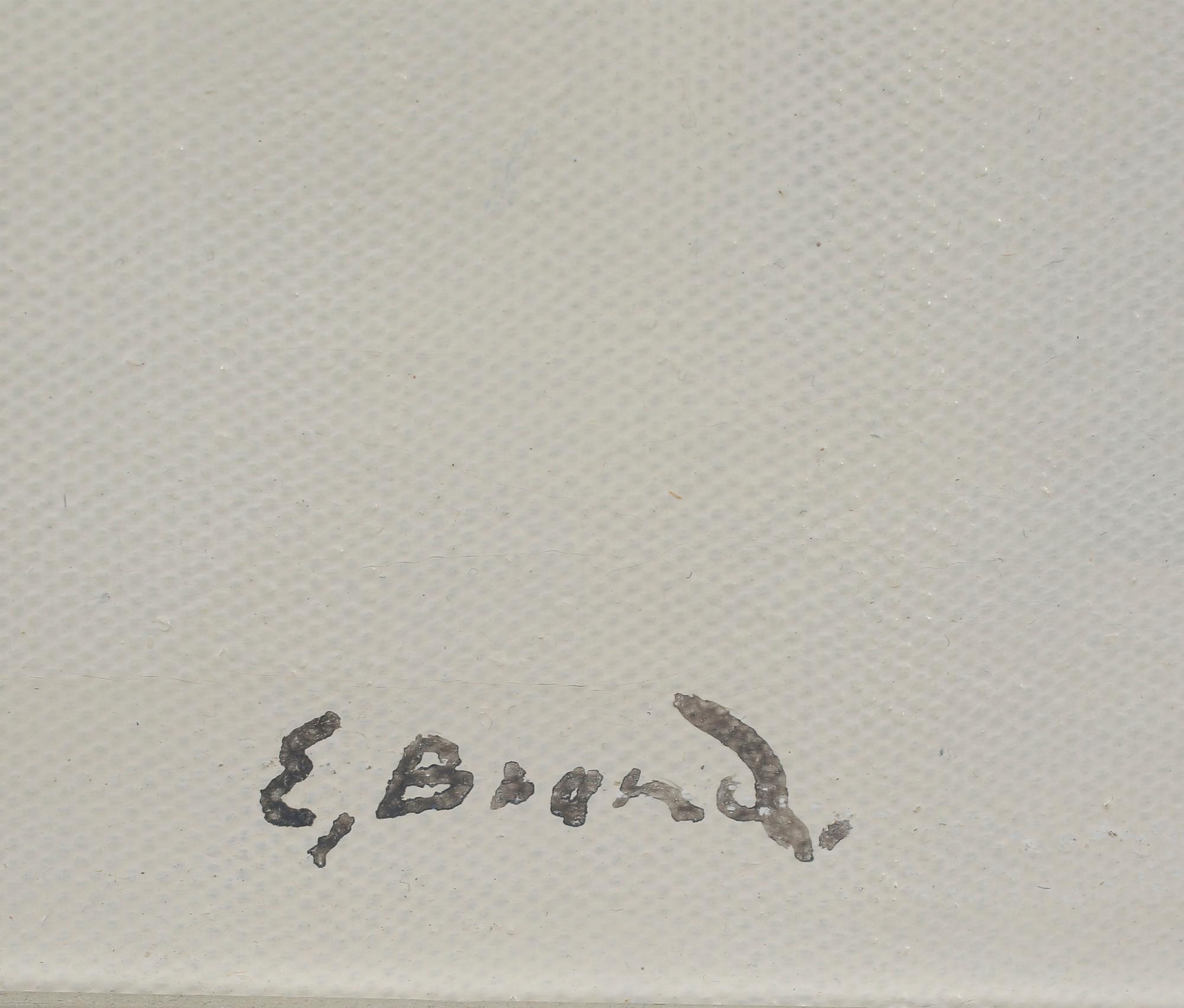 ERLAND BRAND, olja på duk, signerad.