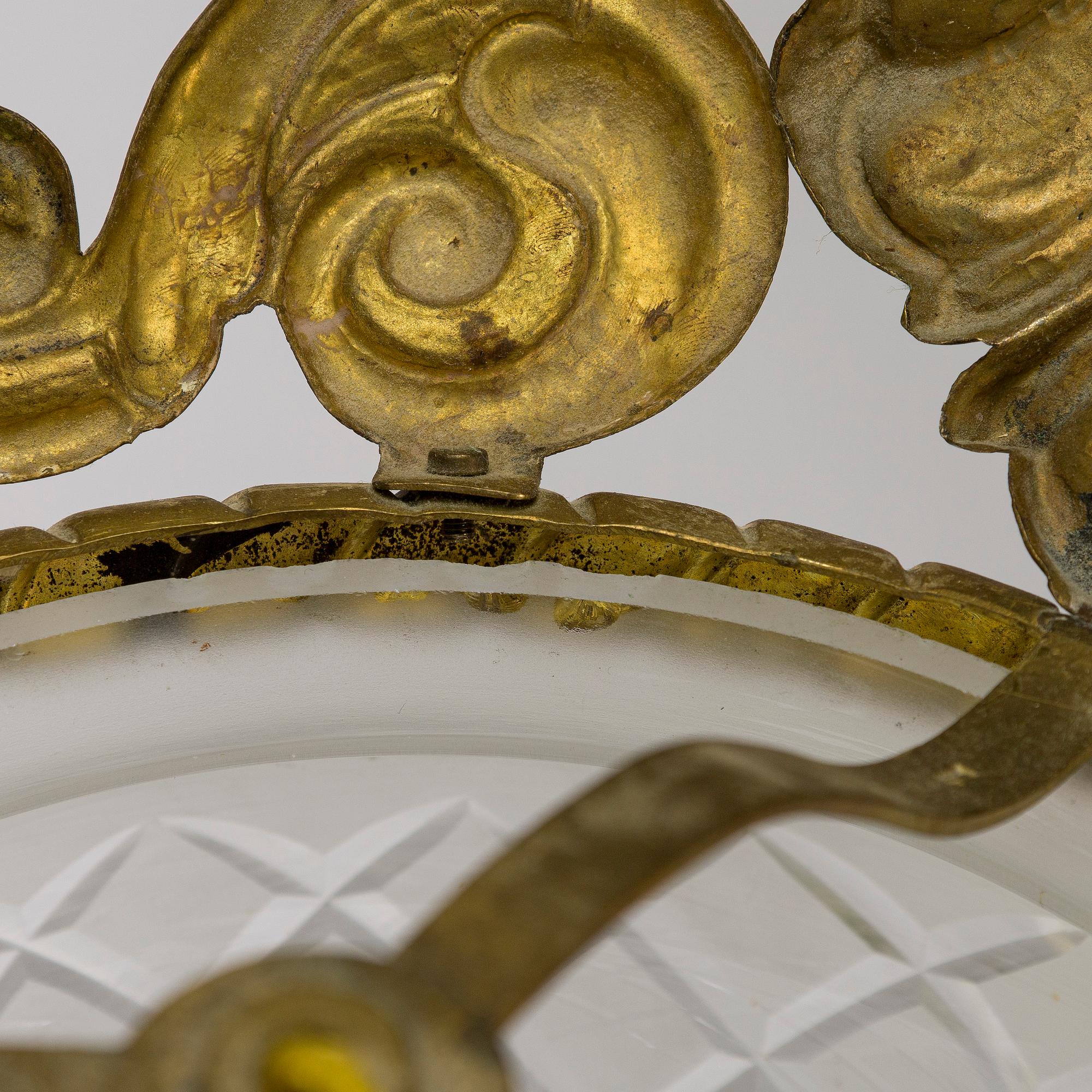 Kattokruunu, 1900-luvun alku.