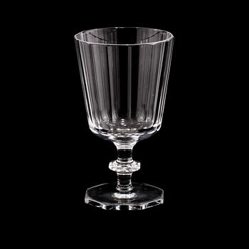 VINGLAS, 12 st, "Karlberg", Elis Bergh, Kosta Boda, 1900-talets andra hälft.