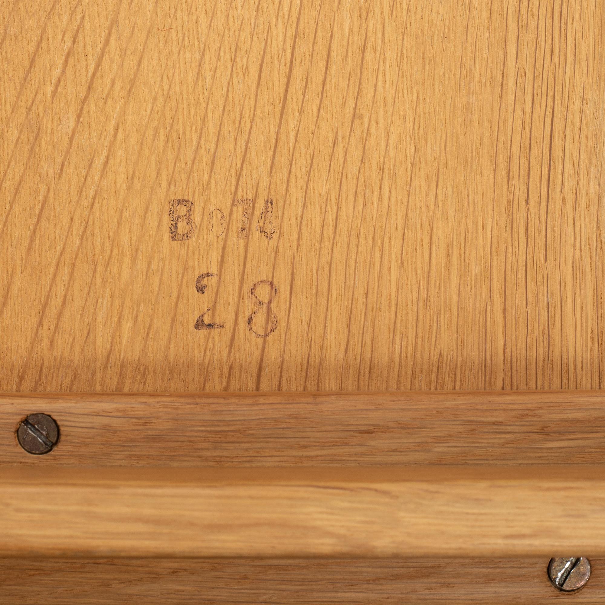 Erik Wørts, an oak side table, 'Novett', Ikea.1960s.