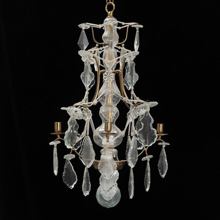 A Baroque style chandelier, 20th Century.