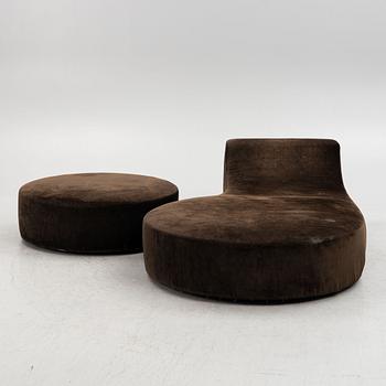 Divan med ottoman, Minotti, Italien, 2000-tal.