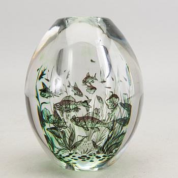 Edward Hald, a graal glass vase.