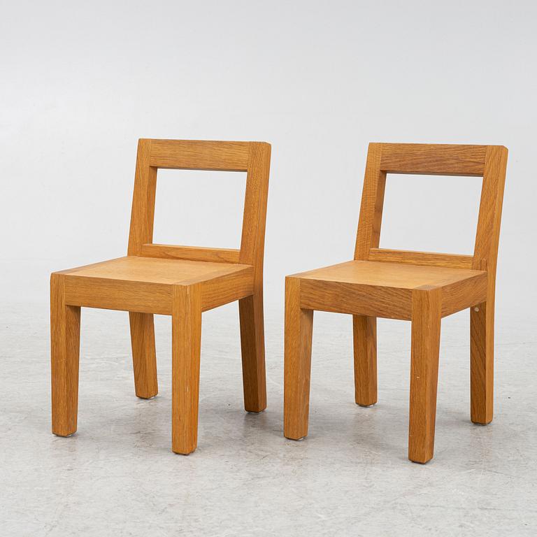 Mats Theselius, a pair of miniature chairs/children's chairs "Ruben".