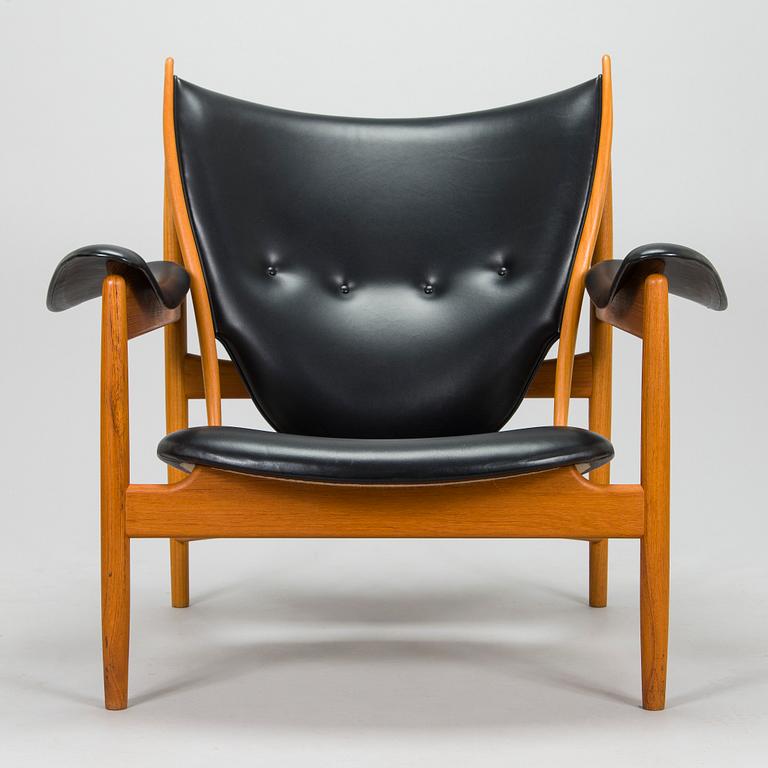 Finn Juhl, a 'Chieftain Chair' / model 'FJ49' armchair for OneCollection House of Finn Juhl, Denmark 2000s.