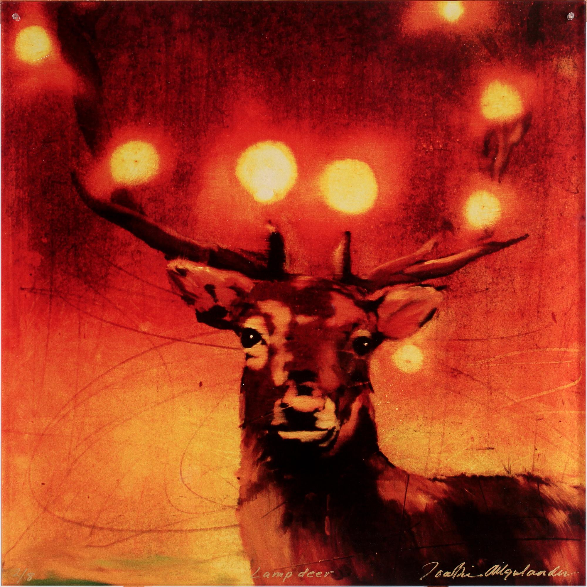 JOAKIM ALLGULANDER, litografiskt tryck på plexiglas, sign o numr 2/8.