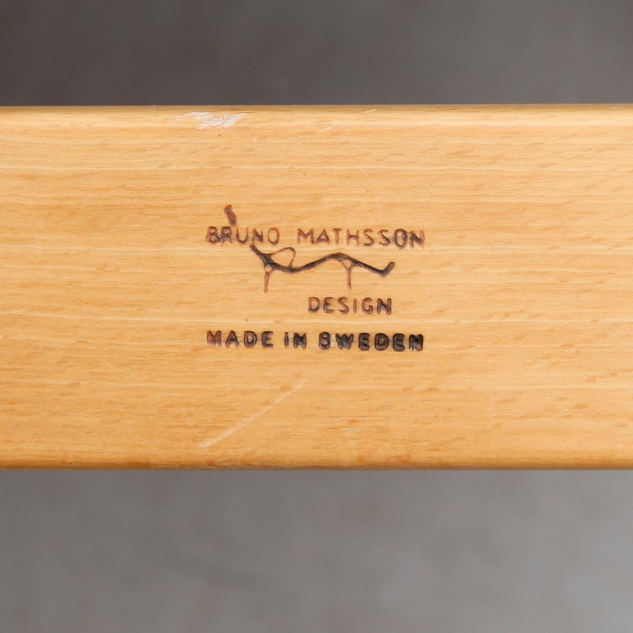 KARMSTOLAR, 1 par, "Mina", Bruno Mathsson, Mathsson International.