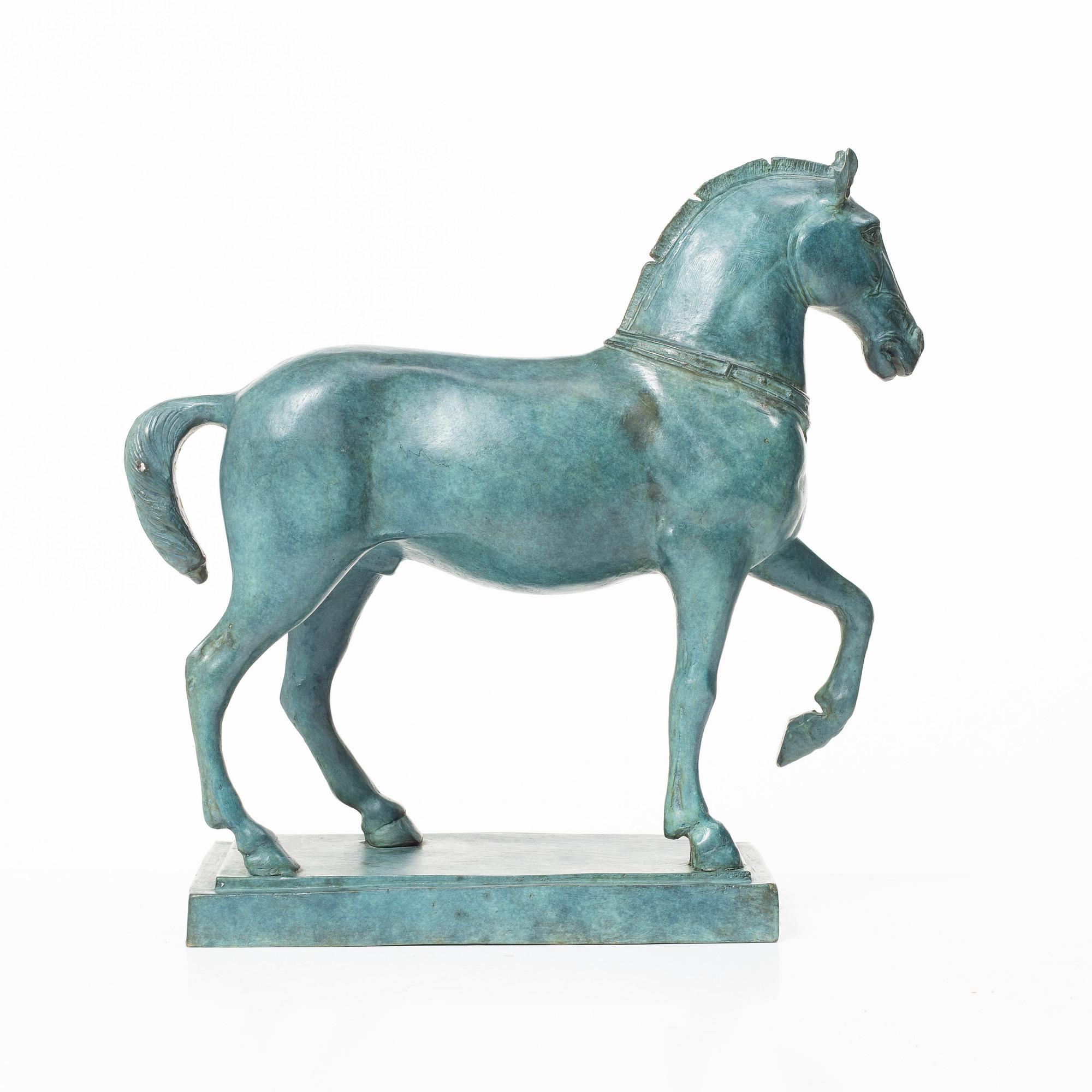 A sculpture after "The Byzantine horses / The Constantinople horses / The Venetian horses," St. Mark's Basilica.