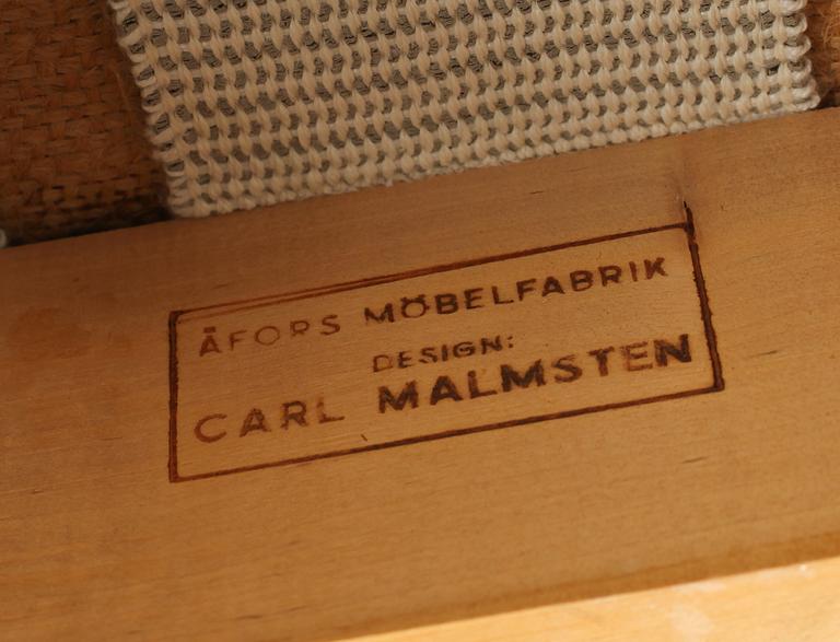 STOLAR, 4 st, "Gustavus", Carl Malmsten, Åfors Möbelfabrik, 1900-talets andra hälft.