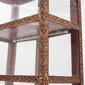 Display cabinet Southeast Asia 20th century.