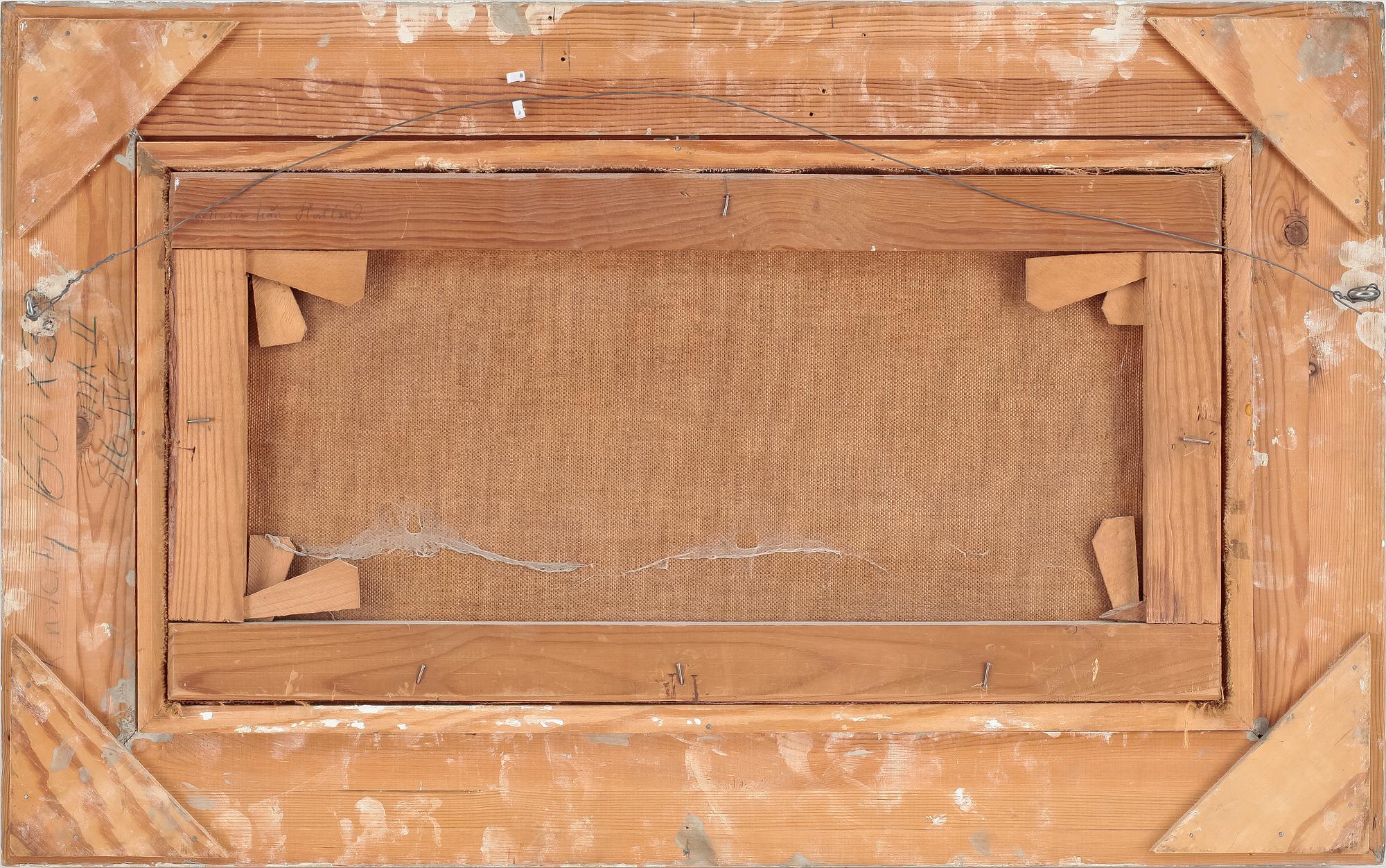 JOHAN BOSTRÖM, olja på duk, sign.