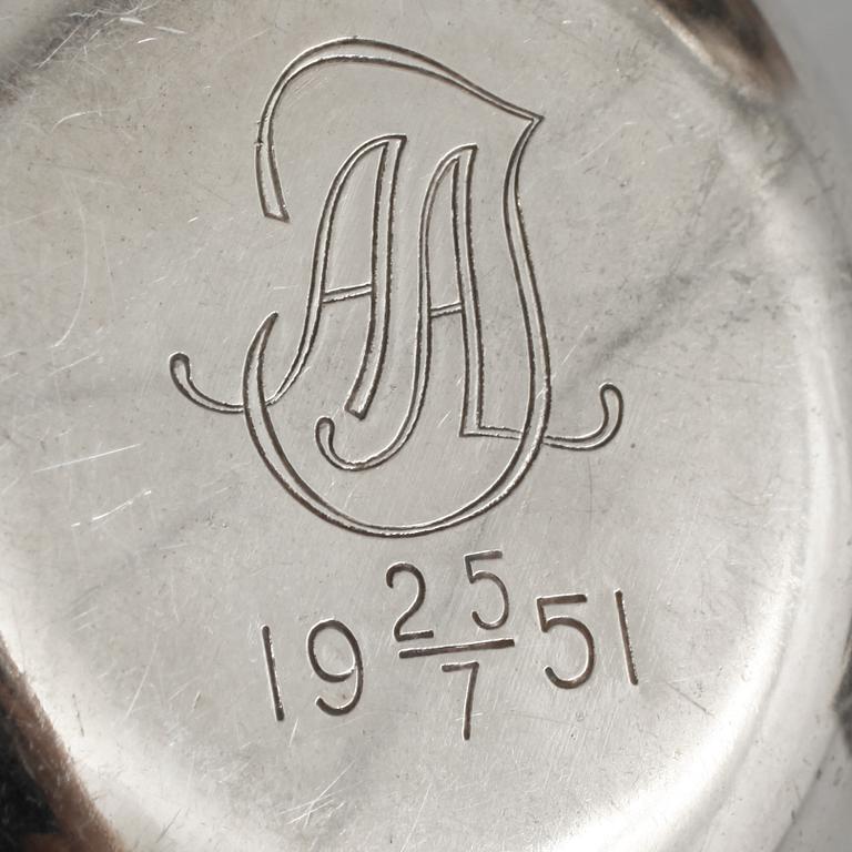 PARTI SILVER, 24 delar, 1900-tal, vikt 600 gram .
