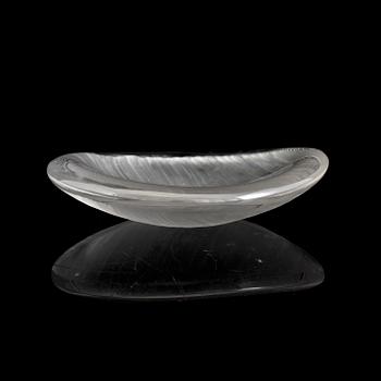 TAPIO WIRKKALA, a glass dish from Iittala.