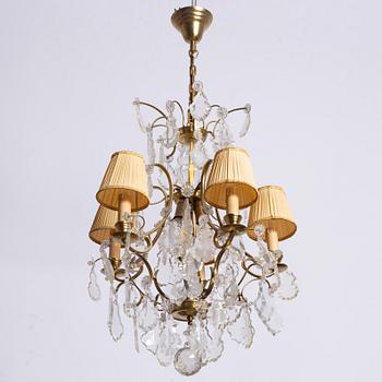 Chandelier, Rococo style, mid-20th century.