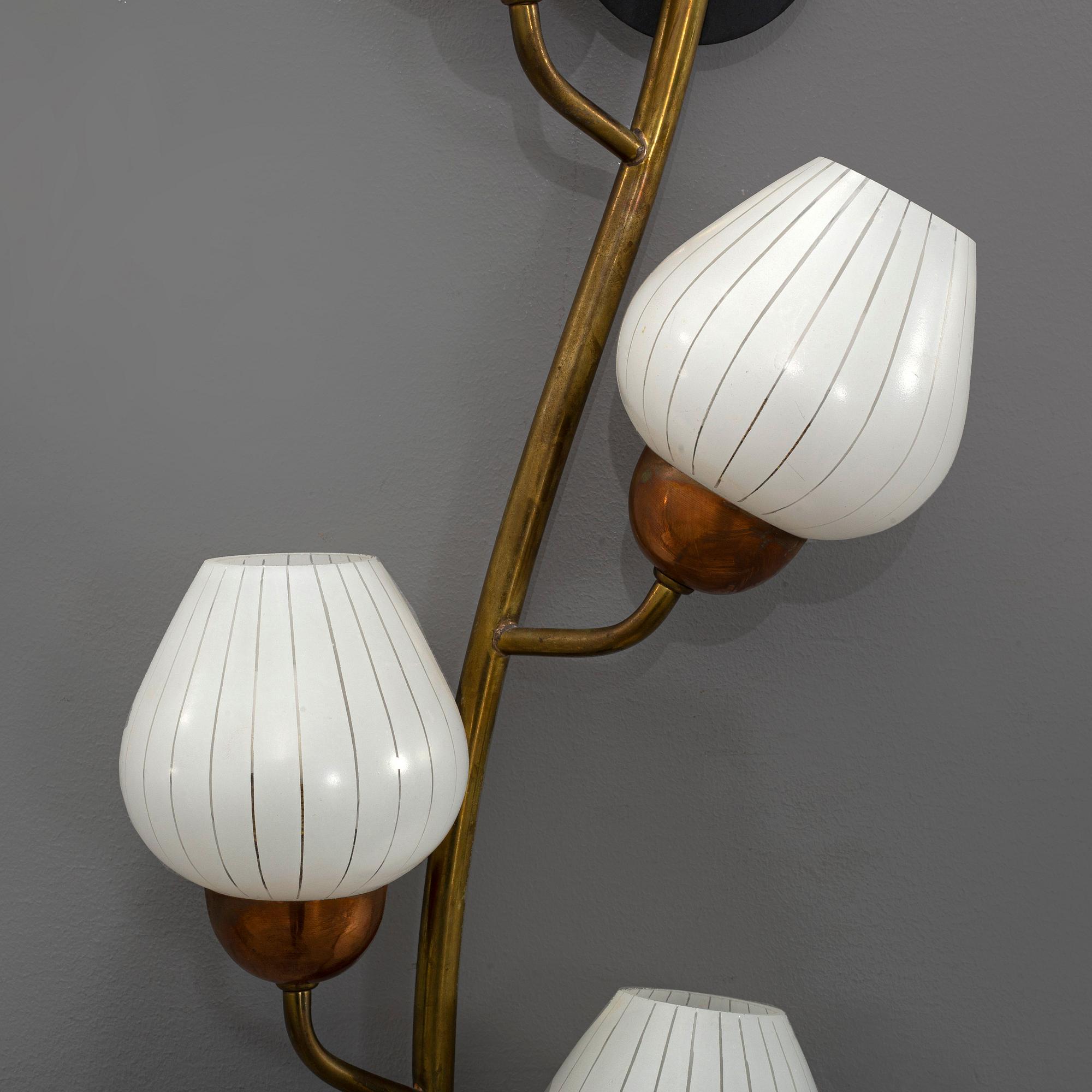 A 1950's WALL LAMP.
