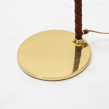 A brass floor light from Öja, second part of the 20th Century.