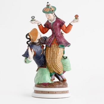 GERHARD HENNING, figurin, porslin, Royal Copenhagen.