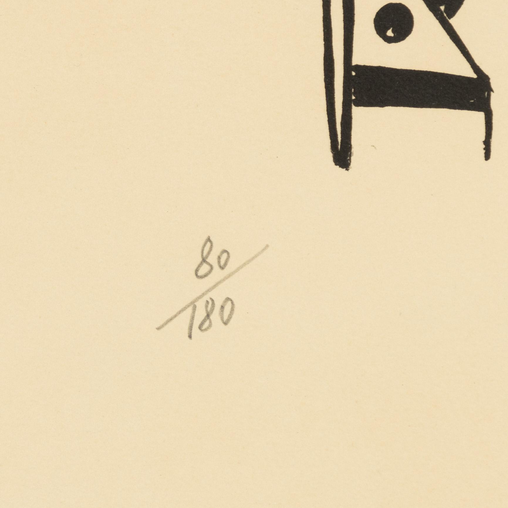 Fernand Léger, efter, "L'Homme dans la Ville" ur sviten "La Ville".