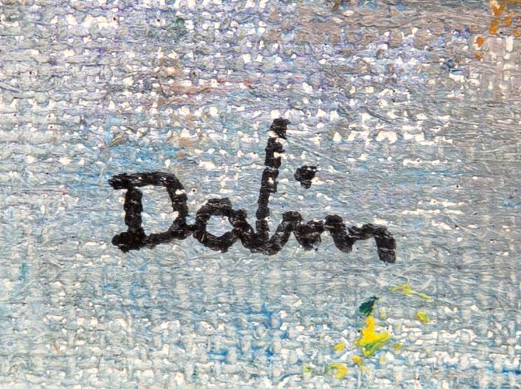 Rolf Dalin, a pari, oil on canvas, signed.