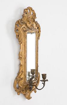 A MIRROR, probably Denmark / Northern Germany, rococo, 10th century.