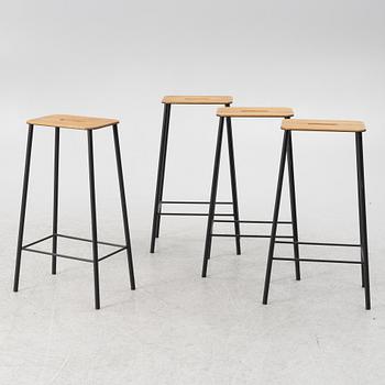 Toke Lauridsen, four stools, "Adam Stool", Frama, Denmark.