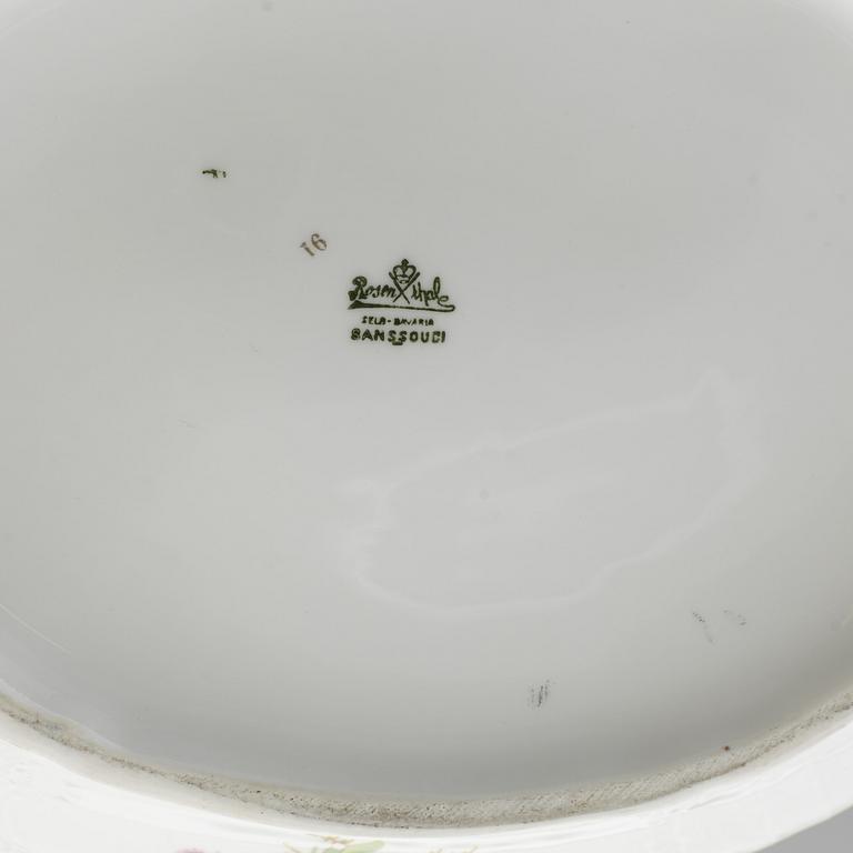 A Rosenthal 'Sanssouci' porcelain part coffee and dinner service, Germany, 20th century (76 pieces).