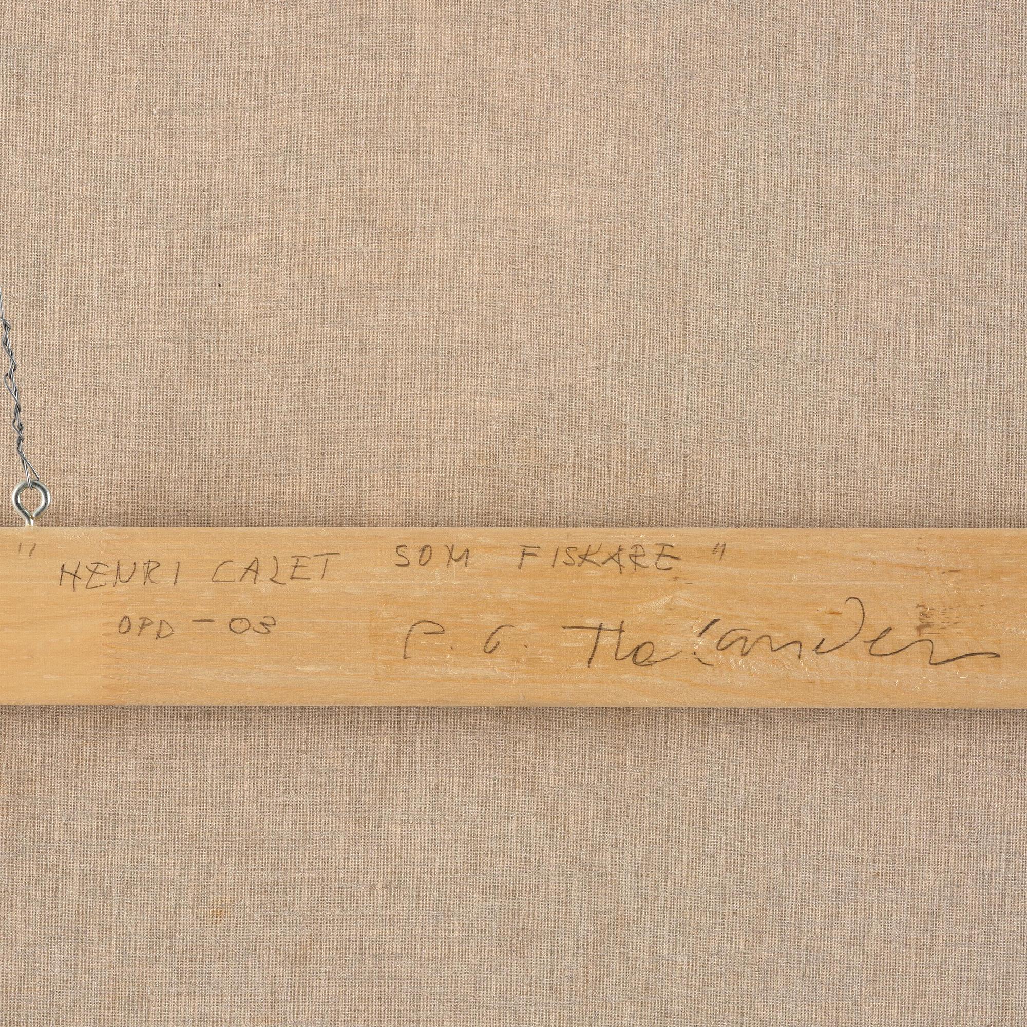 PG Thelander, "Henri Calet som fiskare".