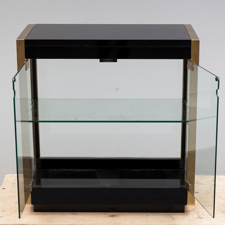 WILLY RIZZO möjligen, sideboard/vitrinskåp, Italien, 1970-tal.